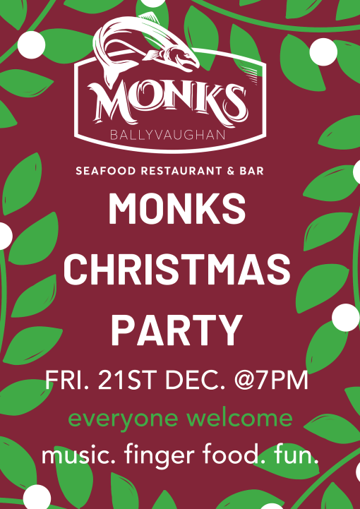 Christmas Party at Monks Ballyvaughan